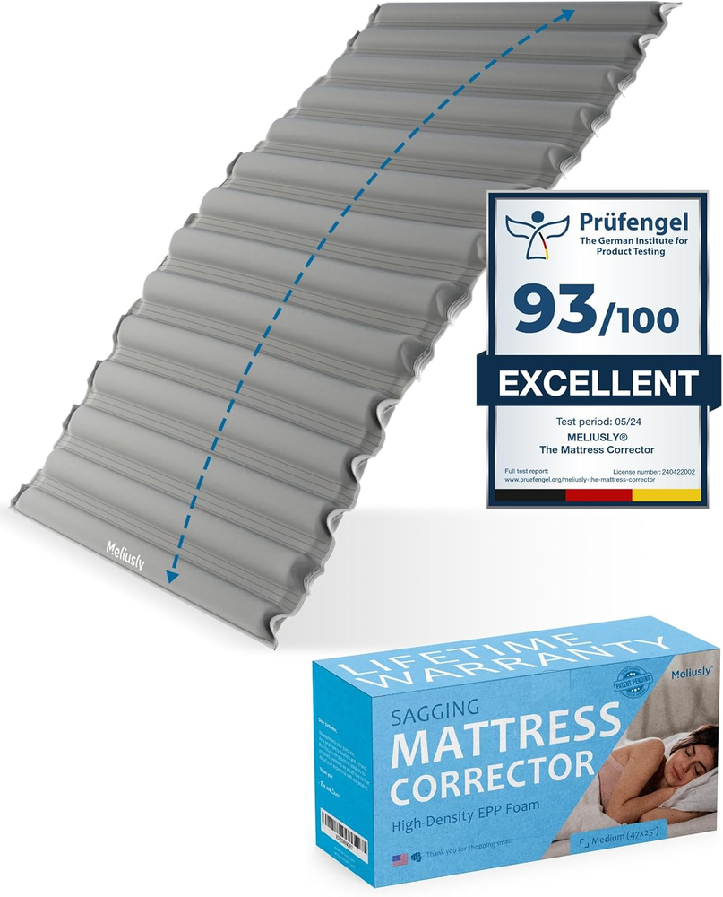 Mattress Support Pad (47X25'' - Medium) Revolutionary Mattress Firming Pad to Ma
