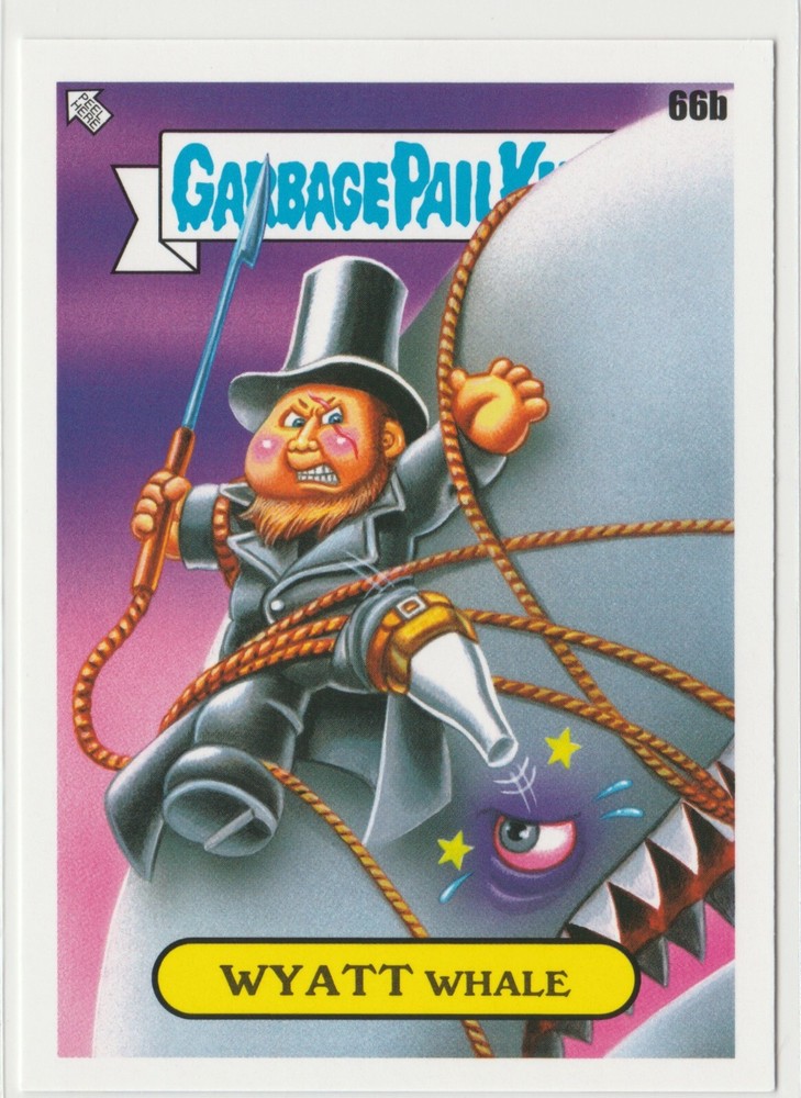Wyatt Whale #66b Garbage Pail Kids GPK 2022 Book Worms Trading Card