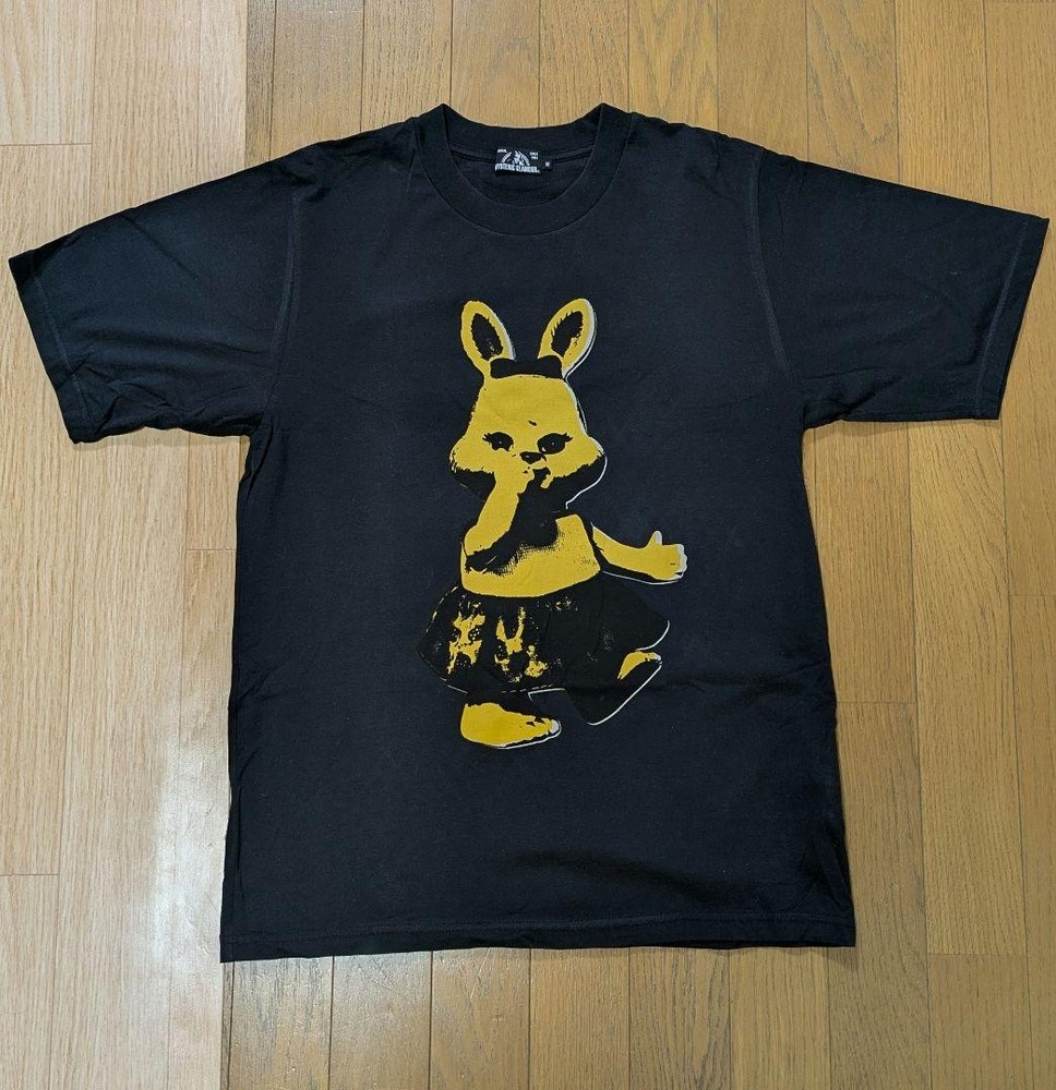 Hysteric Glamour Little Rabbit T-Shirt Black M Near Mint Logo Print