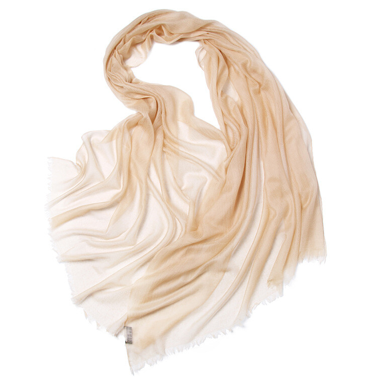 Pure Cashmere 300s Wrap Shawl Ring Scarf Thin Soft 230 * 100 cm/ 90