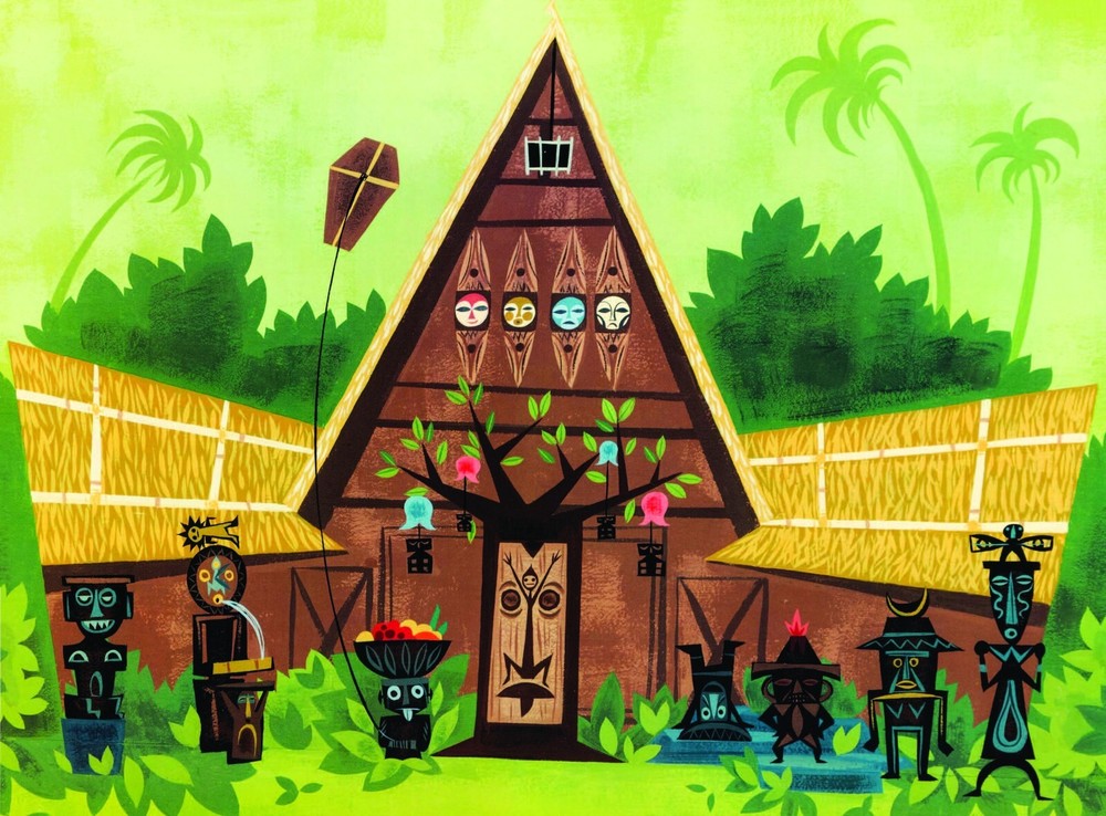 Disney World Enchanted Tiki Room Poster Print 13x19 Matte Finish