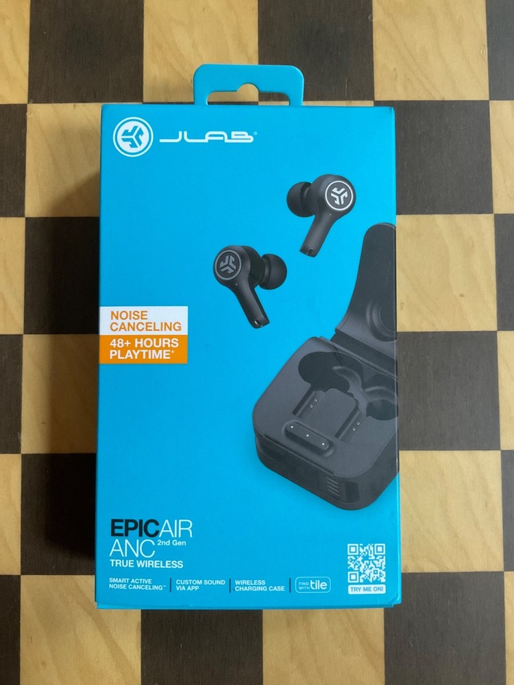 JLab Epic Air ANC Gen 2 Wireless Earbuds with Bluetooth 5