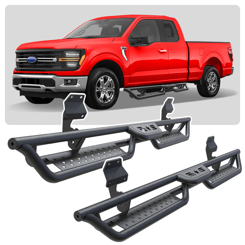 2015-2025 Ford F150 F250 Super Cab Extended Cab Running Boards Side Steps