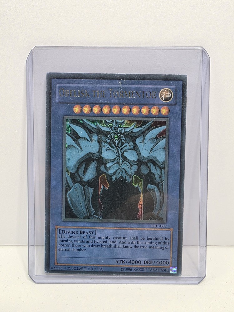 Obelisk The Tormentor Divine Beast Yu-Gi-Oh God Rare Card