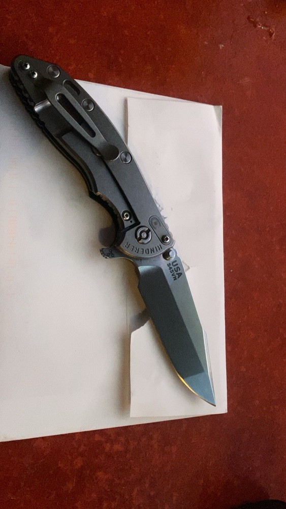 Hinder Xm-18 S45VN Folding Knife Spanto Harpoon Knife with Black G-10 Handles