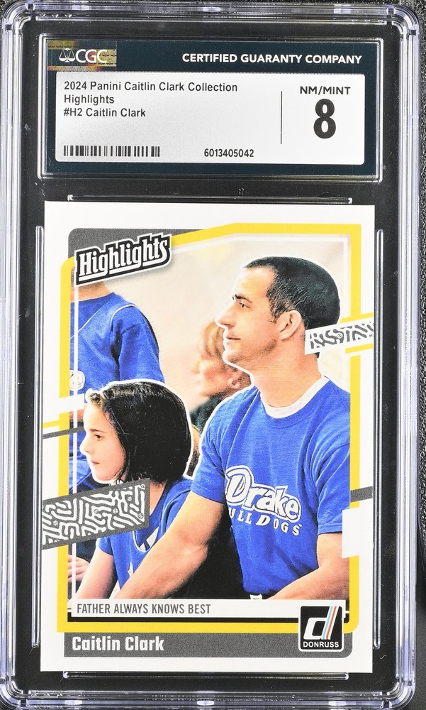 2024 Panini Caitlin Clark Collection Caitlin Clark #H2 Highlights CGC 8