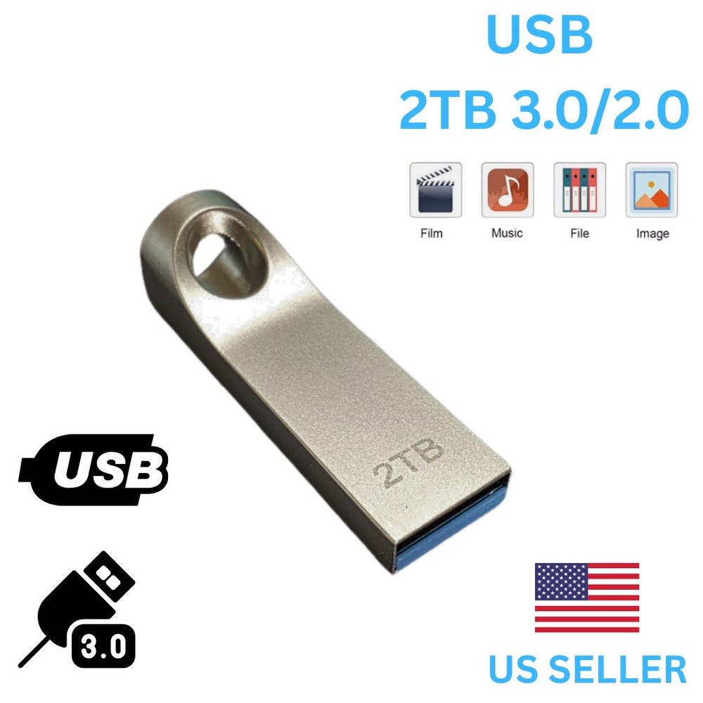2TB USB 3.0 Flash Drive for PC Laptop Fast Storage