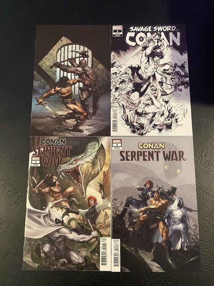 (4) Conan Serpent War #1 InHyuk Lee, #4 Mercado & SSOC #2 Larrez #6 Finch RATIOS
