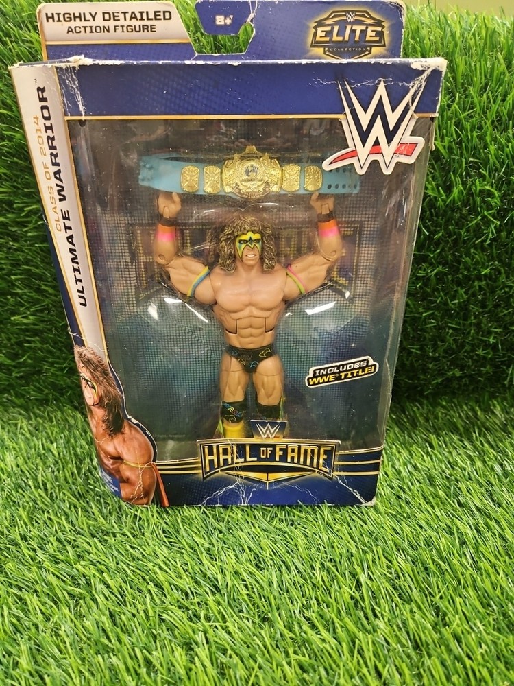 NEW MATTEL WWE Elite ULTIMATE WARRIOR Hall Of Fame Figure 2014