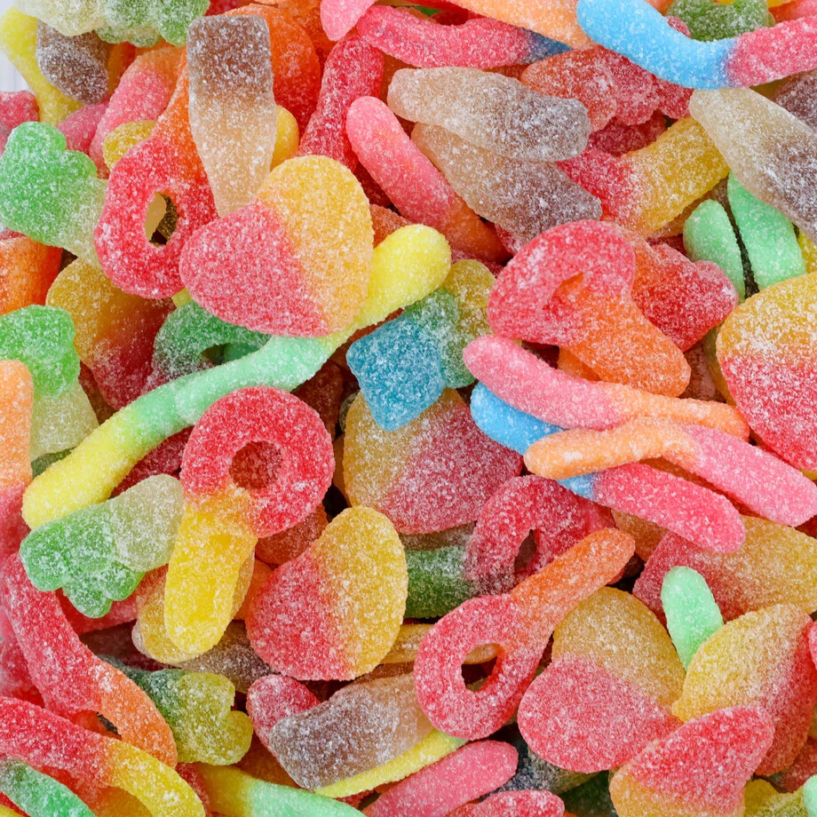 Sour Gummy Candy Mix 5 Pounds Bulk Free Shipping 48 States