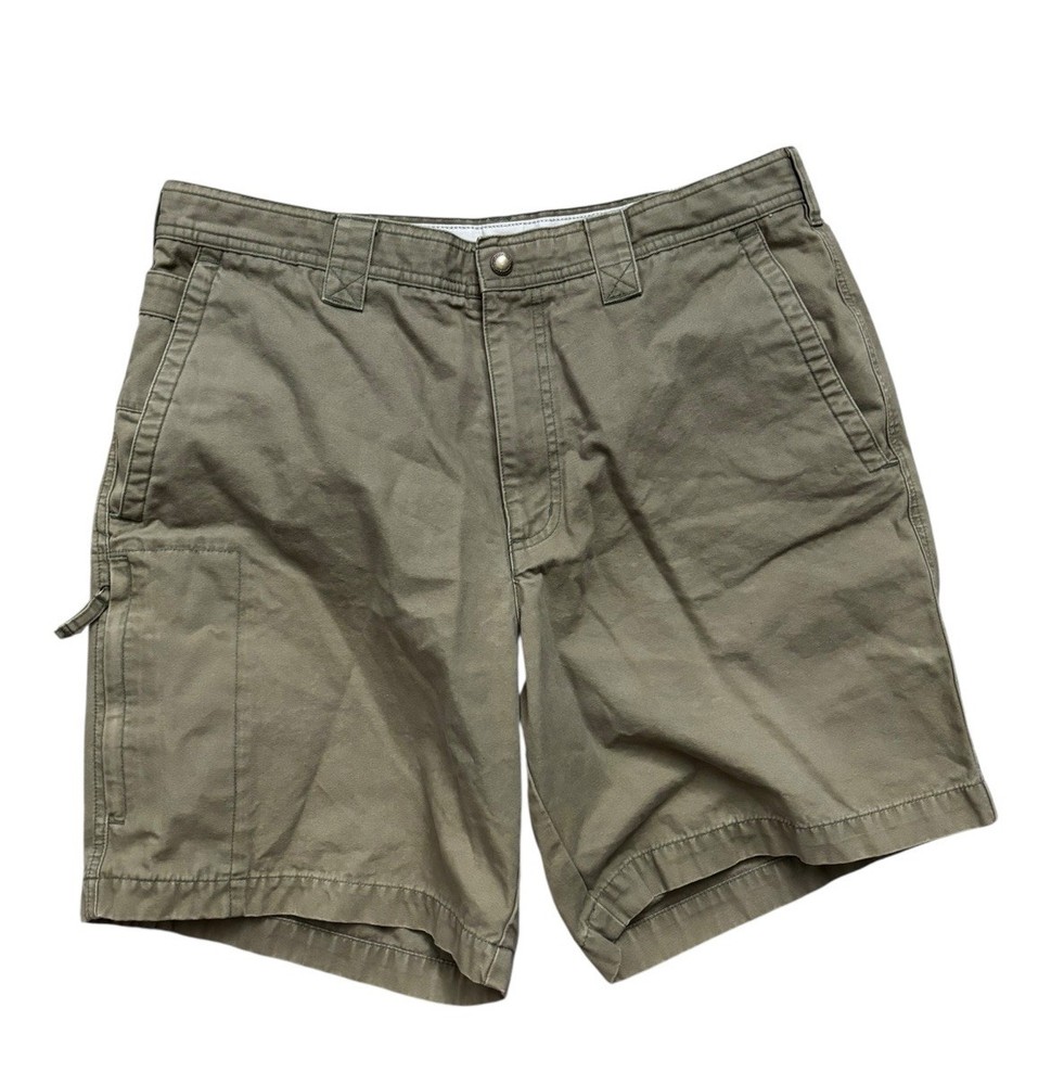 Columbia Shorts Mens Sz 34 Tan Olive Vertex Cargo Shorts Hiking Camping Outdoors