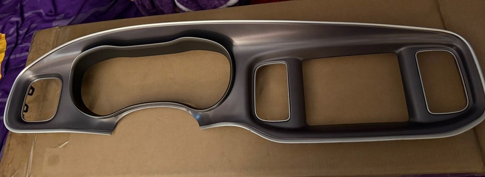 DODGE CHARGER SXT 3.6L 2020 OEM DASHBOARD SPEEDOMETER RADIO BEZEL COVER TRIM