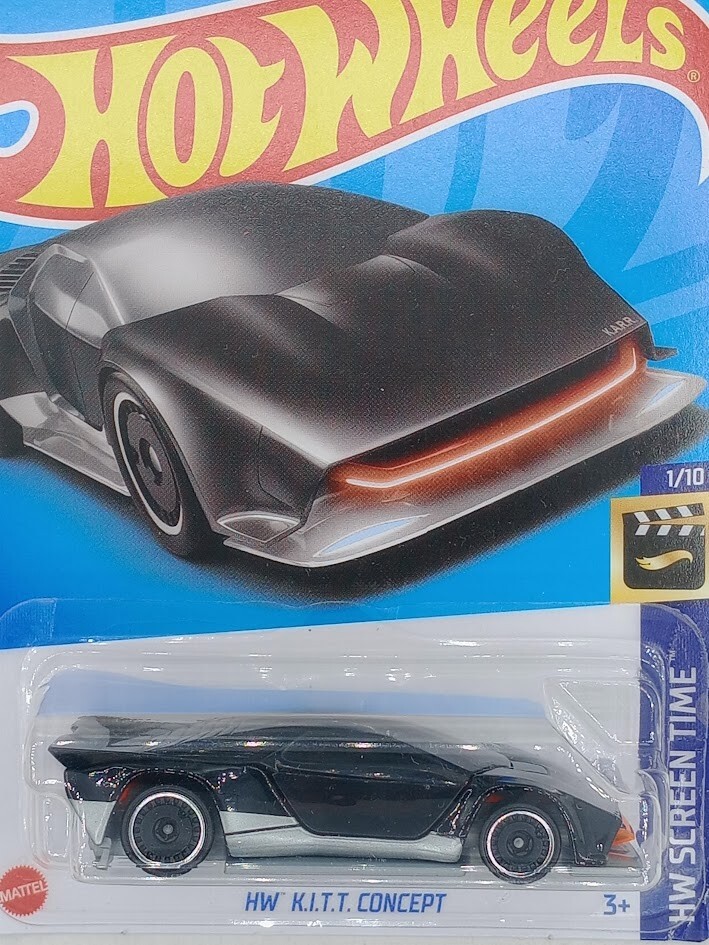 2023 Hot Wheels HW Screen Time Knight Rider K.I.T.T. Concept 1/10 Black