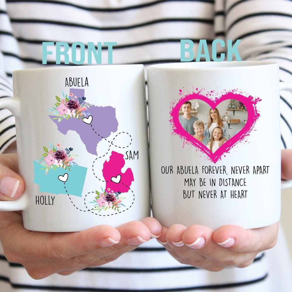 Long Distance Gift For Abuela Abuela Gift State To State Mug Mothers Day