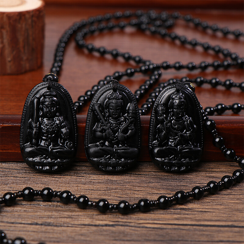 Amitabha Pendant Necklace Lucky Amulet Necklaces For Women Men Jewelry Gifts