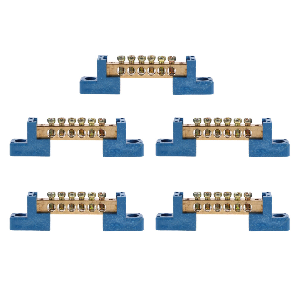 5 Pcs The Terminal Din Rail Connectors Terminals Lighting Box