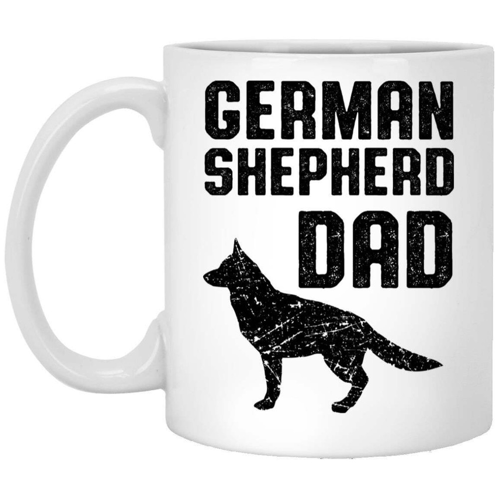 German Shepherd Dad Coffee Mug Gift for Dog Lovers and Best Friends