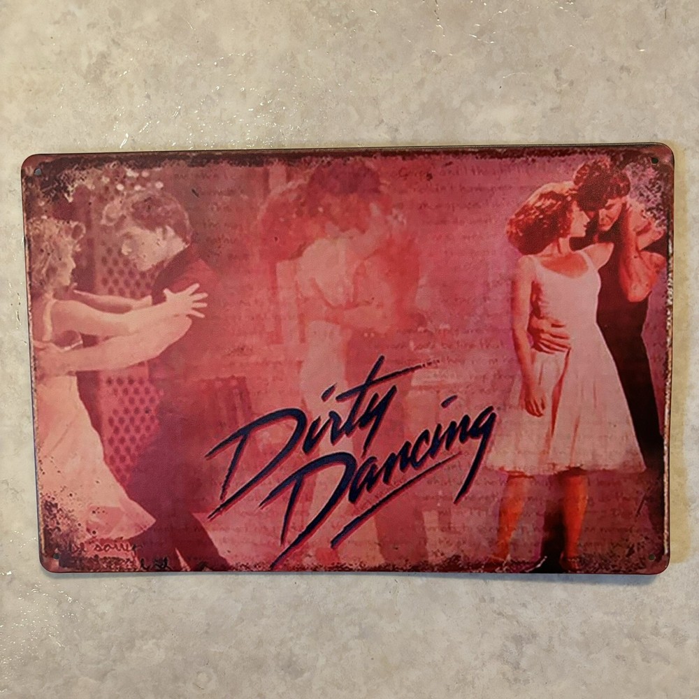 Dirty Dancing 80s Classic Movie Metal Poster Retro Wall Art 8x12 Inch