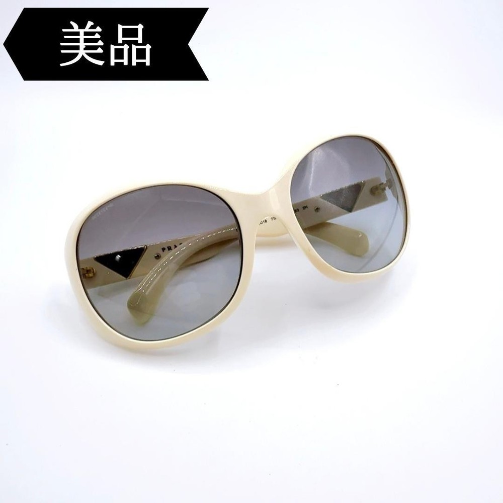 Prada SPR10MA Triangle Logo Sunglasses Unisex Like New