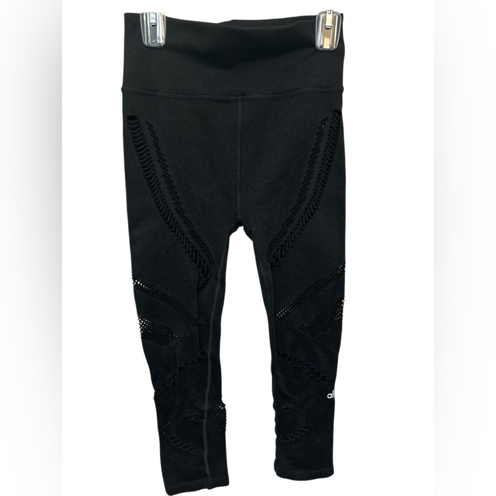 ALO YOGA High-Waist Seamless Radiance Legging in Black for Comfort & Style