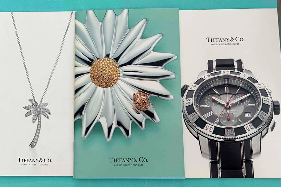 Tiffany Co Catalogs Booklet LOT 3 SUMMER 2004 & 2005  SPRING 2004 * Peretti Gold