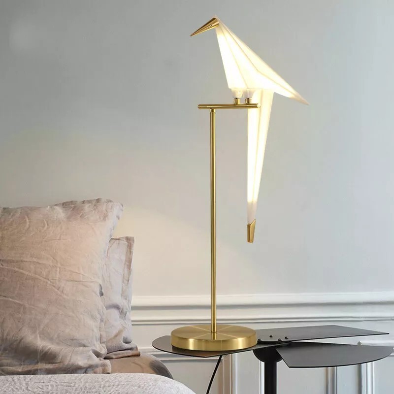 Novelty Little Bird Lamp Table Desk Lamp LED Lights Kid Adult Home Living Room