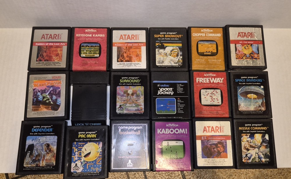 Atari 2600 video game cartridge Lot of 18-untested