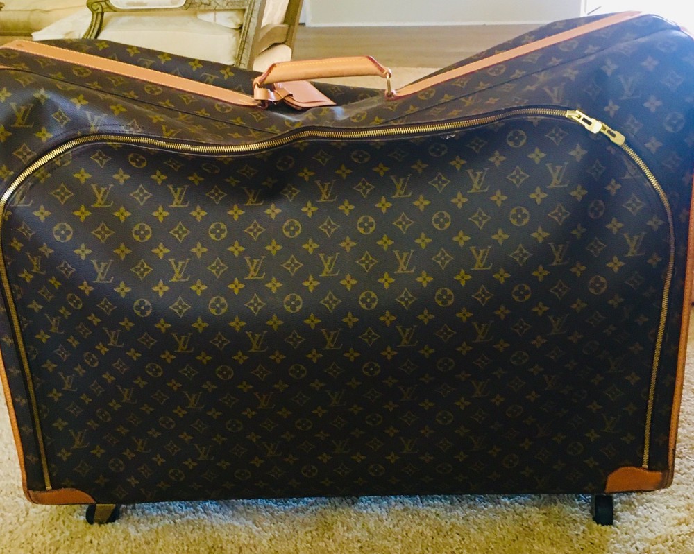 Louis Vuitton Monogram Pegase 65 Rolling Suitcase Travel Bag Vintage Authentic
