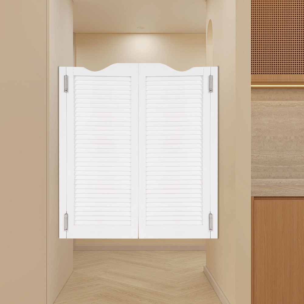 Countryside  Double Half Door Double-hinged Caf?? Door With Hinges