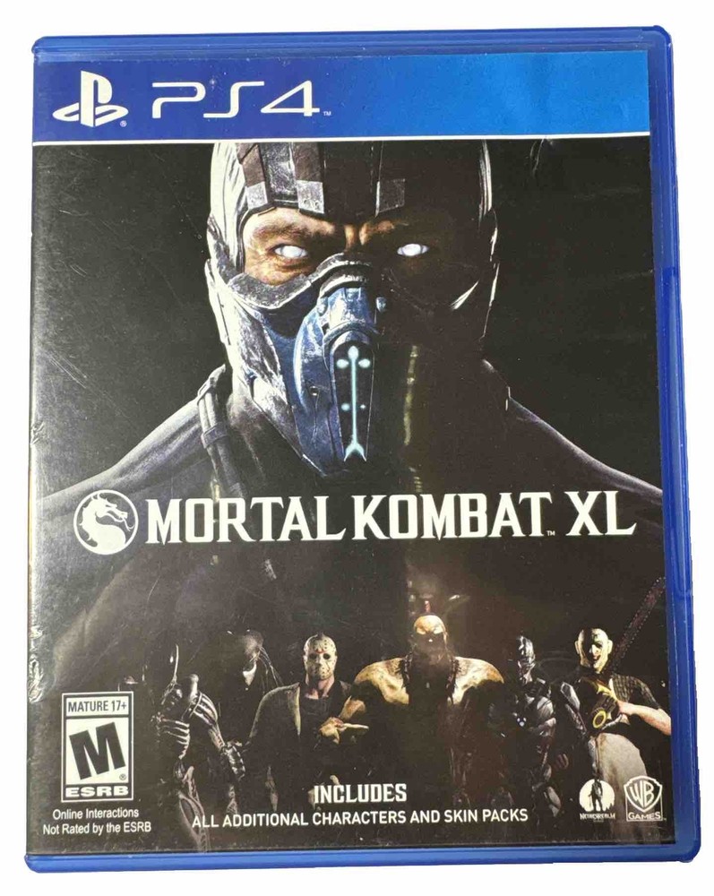 Mortal Kombat XL (PlayStation 4 PS4, 2016)
