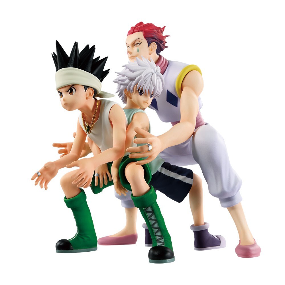 Ichiban Kuji HUNTER×HUNTER GREED ISLAND Gon Killua Hisoka Prize Figure BANDAI