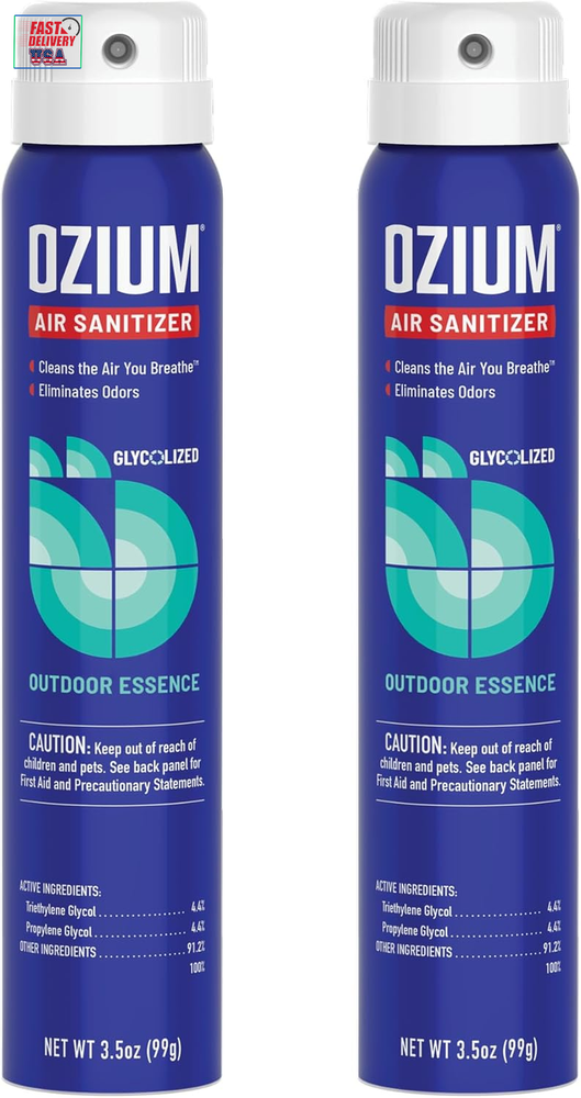 3.5 Oz. Air Sanitizer & Odor Eliminator for Homes, Cars, Offices and More, Outdo