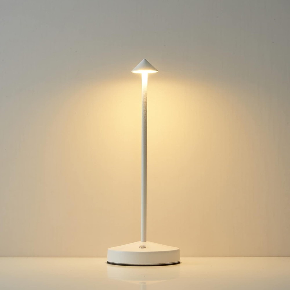 Rechargeable Cordless LED Touch Lamp Portable White Table Light Bar  