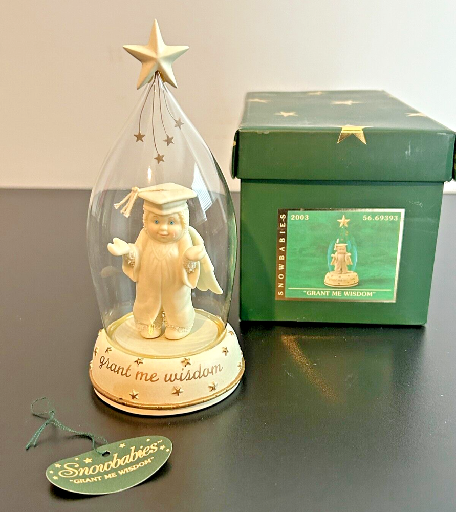Dept 56 Snowbabies Grant Me Wisdom Christmas Figurine