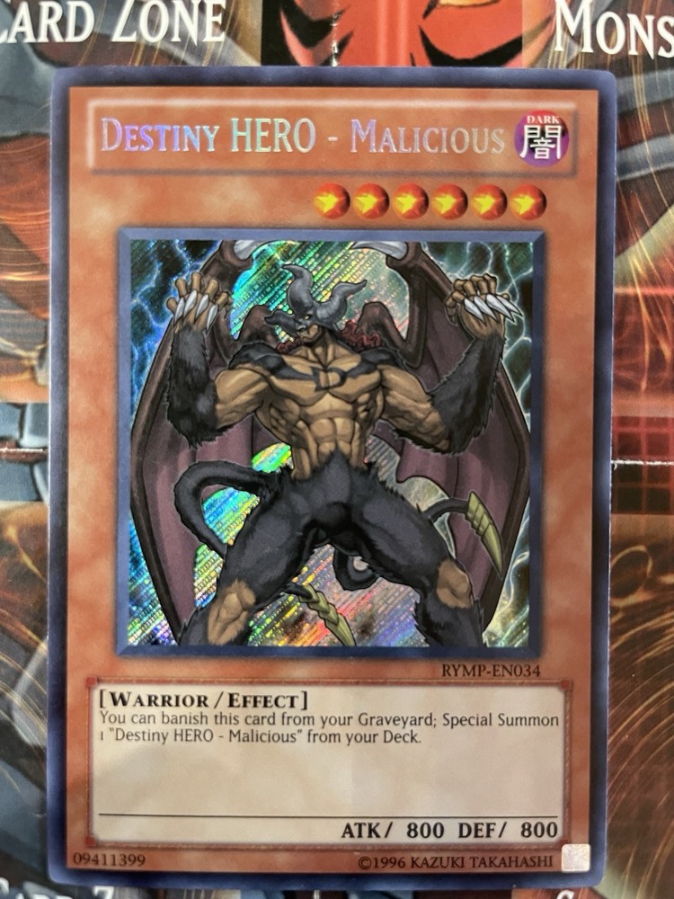Destiny HERO Malicious RYMP-EN034 Ra Yellow Mega Pack Unlimited Edition