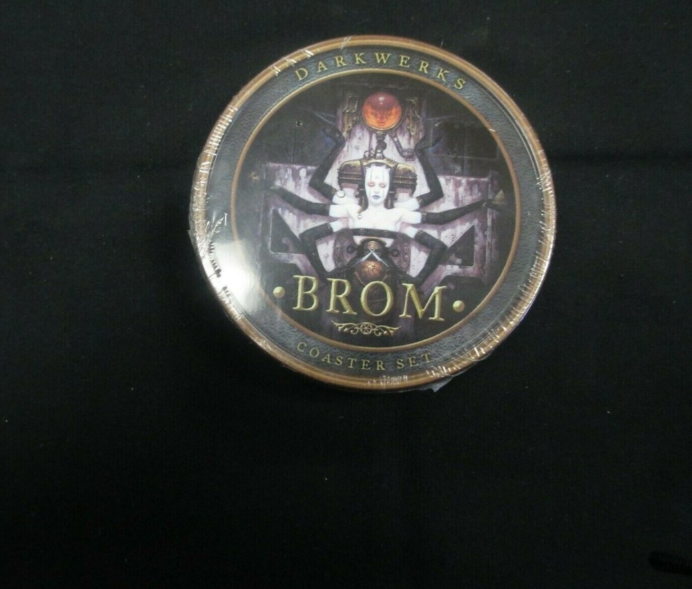 DARKWERKS BROM COASTER SET DARK HORSE COMICS- 4 PIECE COASTER SET
