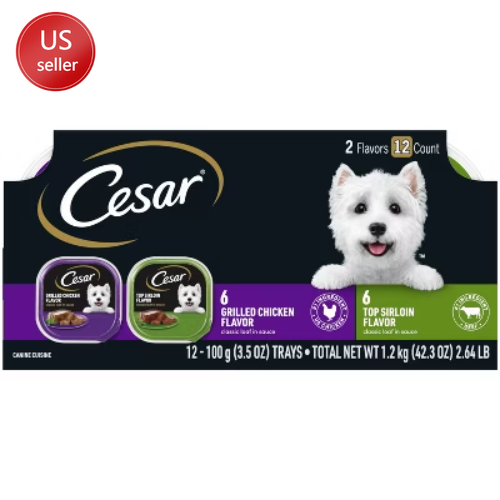 Cesar Variety Pack Classic Loaf in Sauce Small Breed Wet Dog Food 3.5oz