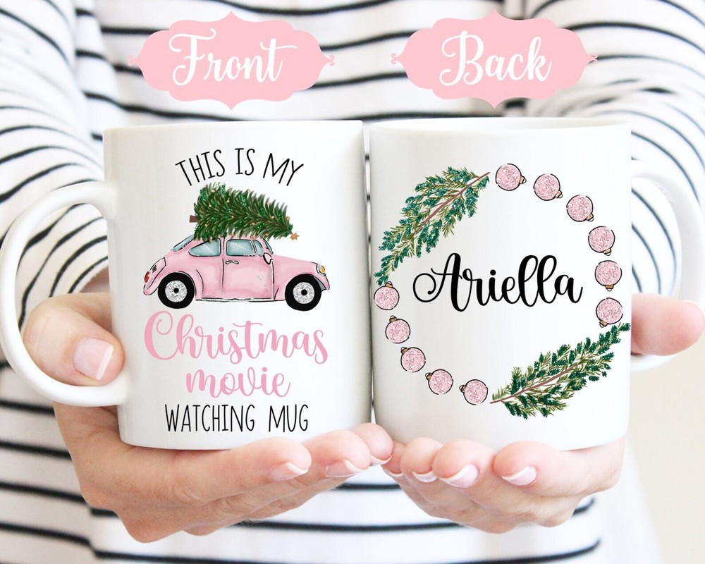 This Is My Christmas Movie Watching Mug Personalized Christmas Mug Holiday Mug