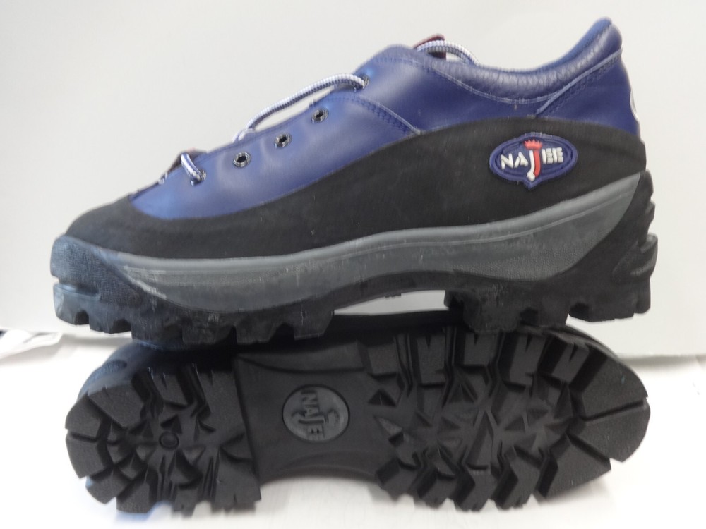 LL Cool J Najee Low Leather Combat Laced Boots Black Sz 12 Rare Rap Legend NEW