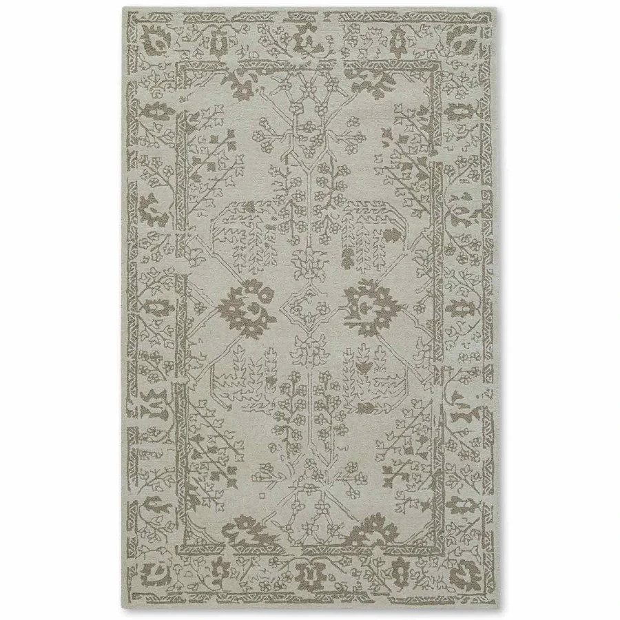 New Hand Tufted Woollen Rug Design Color Ivory Handmade Luxury Area Carpet Rug