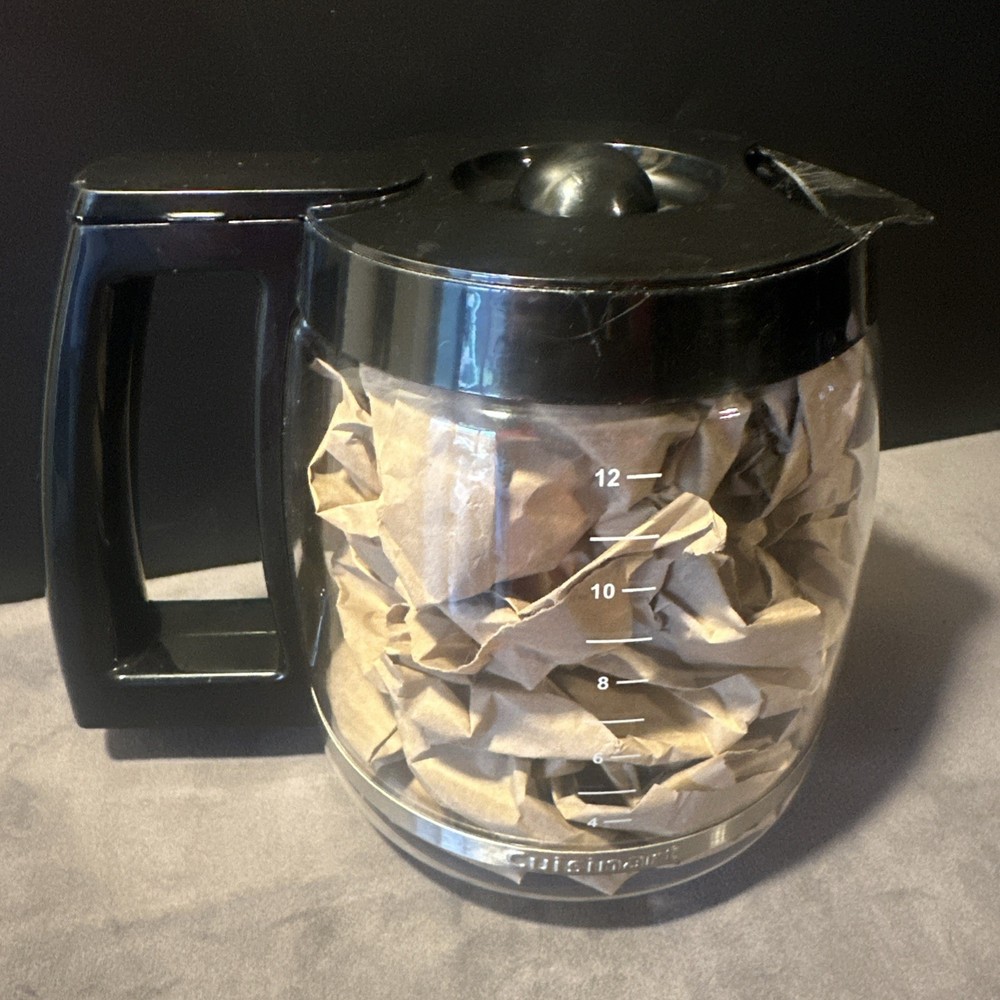 Cuisinart 12-Cup Clear Glass Carafe Pot for Drip Coffee Makers - Replacement