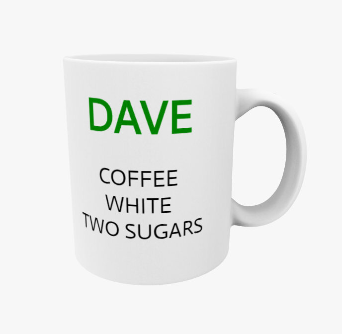 Tea/coffee Custom Name Mug Personalised Birthday Gift Customised Mug Present