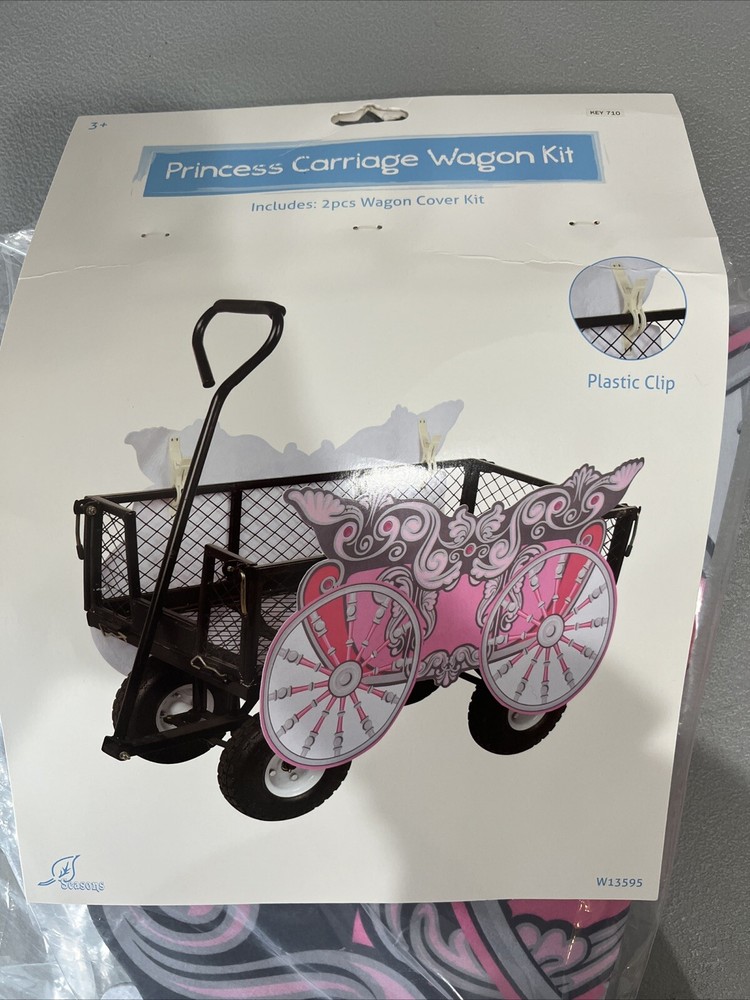 Seasons Princess Carriage Wagon Kit Stroller Halloween Costume Cover W13595 New With Tags