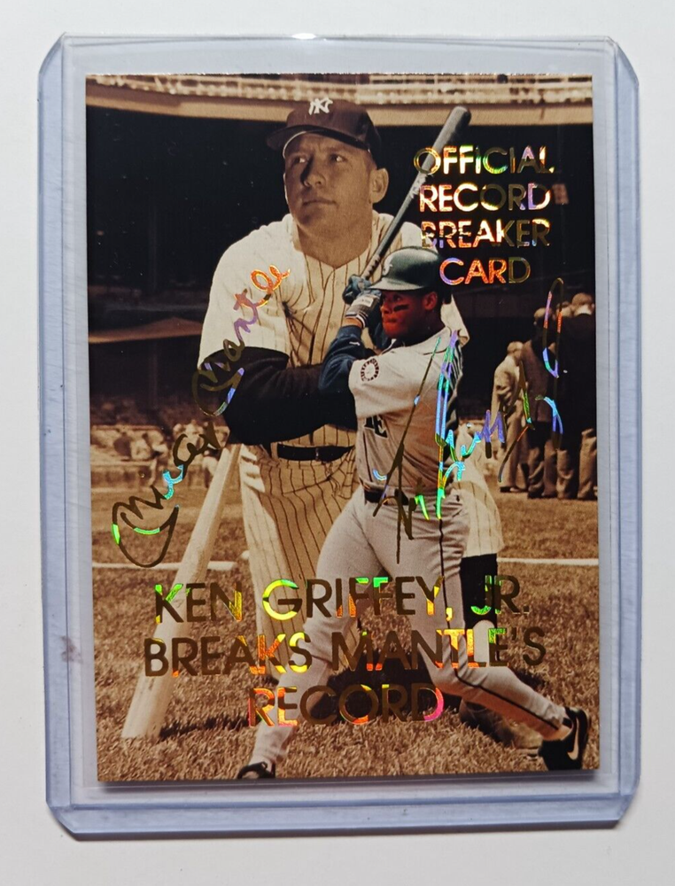 Ken Griffey Jr 1994 95 Sports Stars USA Griffey Breaks Mickey Mantle's HR Record