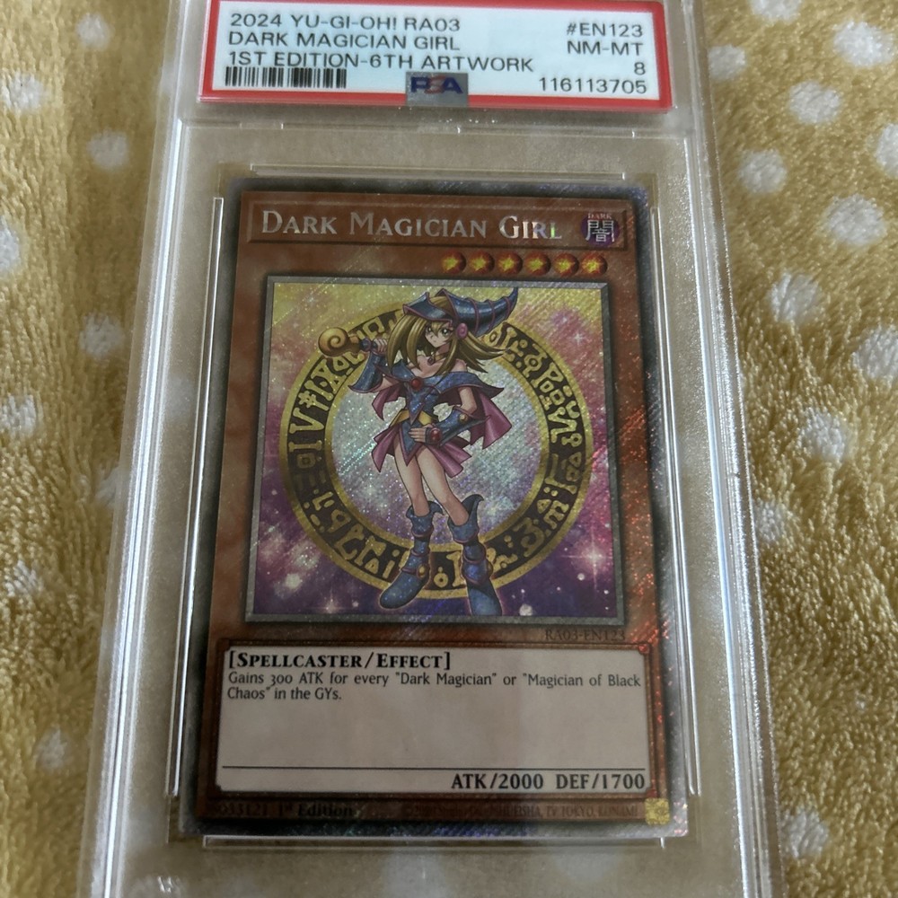Dark Magician Girl Platinum Secret Rare 1st Edition RA03-EN123 Quarter Century Bonanza