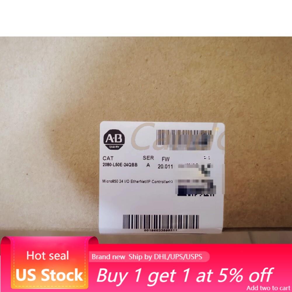 New Sealed In Stock With Box AB 2080-L50E-24QBB PLC Module US Free Tax