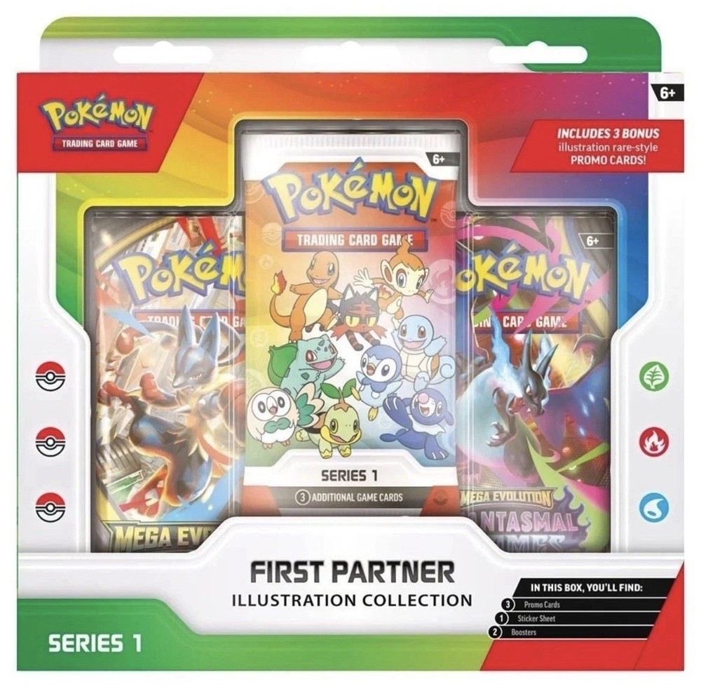 Pokémon TCG First Partner Illustration Collection Series 1 New Sealed