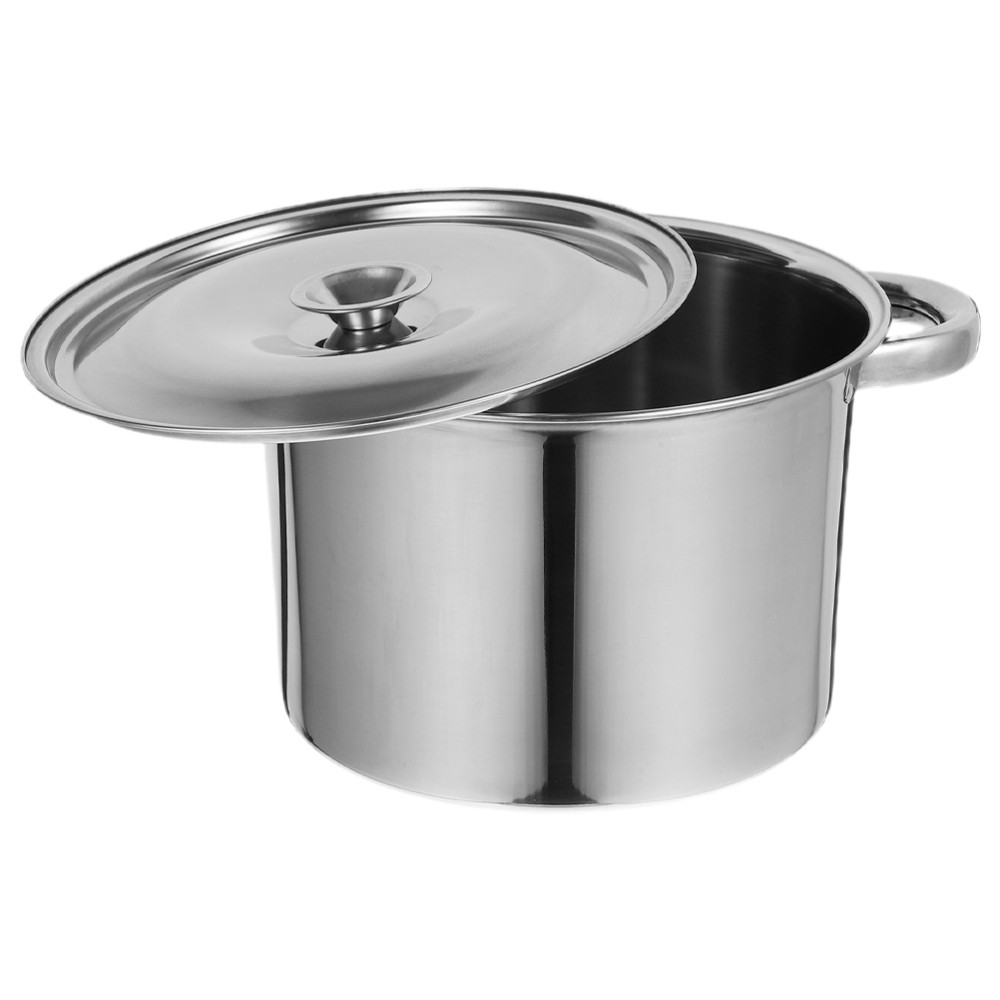 Stainless Steel Soup Pot Multipurpose Cooking Pot Kitchen Cookware Oil Bucket UK