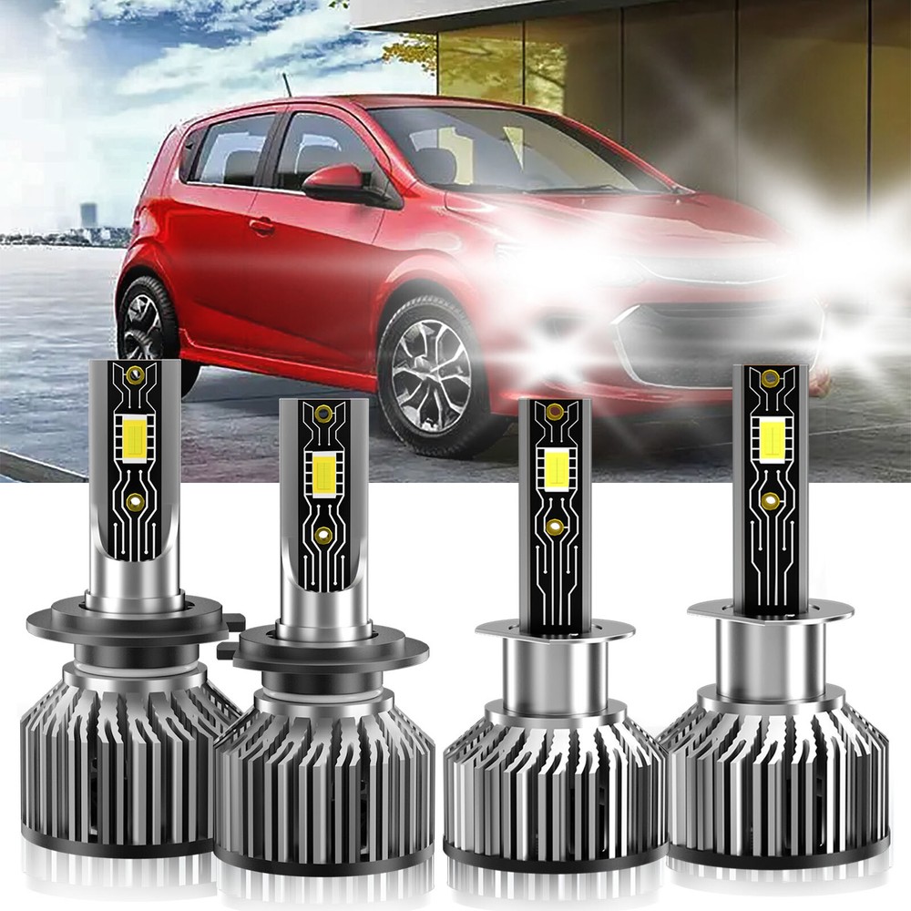 2004-2007 Chevrolet Optra H1 H7 LED Headlight Hi Low Beam Bulbs