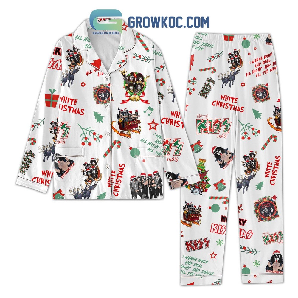 Rock 'N Roll Jingle All The Way Christmas Pajama Set